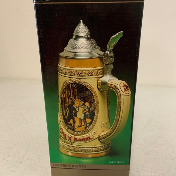 Vintage 1985 Anhueser Bush Limited Edition li Beer Stein in Box - Picture 7 of 8